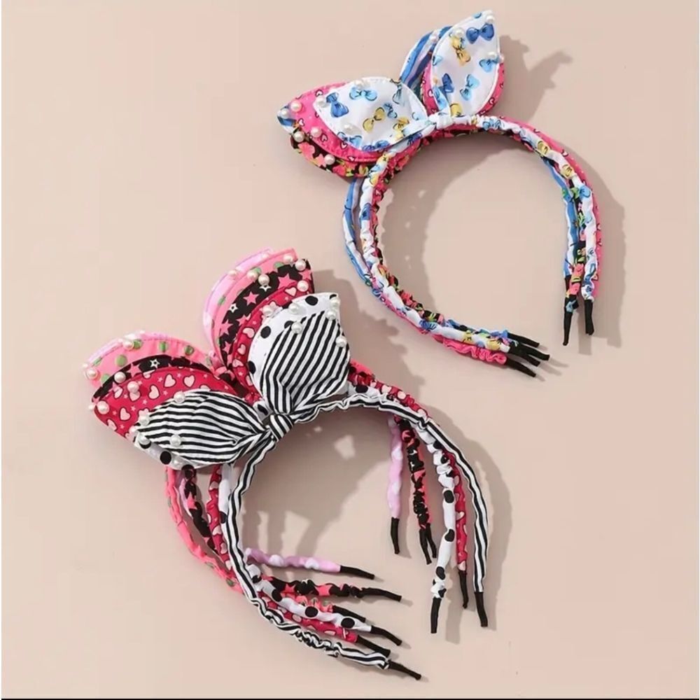 10 Class Rabbit Ears Headbands - Picture 6 of 6